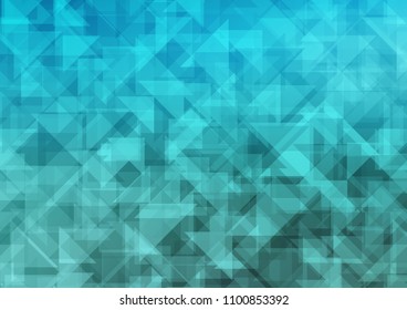 Light BLUE vector abstract polygonal abstract polygonal. Triangular geometric sample with gradient.  The polygonal design can be used for your web site.