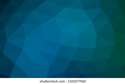 Light BLUE vector abstract polygonal abstract polygonal. Creative illustration in halftone style with gradient. A completely new template for your business design.