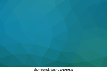 Light BLUE vector abstract polygonal abstract polygonal. A vague abstract illustration with gradient. Brand new style for your business design.