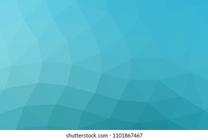 Light BLUE vector abstract polygonal abstract polygonal. A sample with polygonal shapes. The polygonal design can be used for your web site.