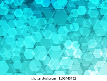 Light BLUE vector abstract polygonal background. An elegant bright illustration with gradient. The elegant pattern can be used as part of a brand book.