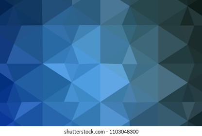 Light BLUE vector abstract polygonal background. Elegant bright polygonal illustration with gradient. Brand new design for your business.