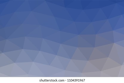 Light BLUE vector abstract polygonal background. A sample with polygonal shapes. A new texture for your design.