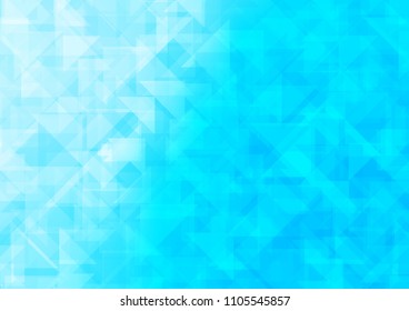 Light BLUE vector abstract polygonal abstract polygonal. Creative geometric illustration in Origami style with gradient. The template can be used as a background for cell phones.