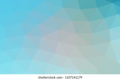 Light BLUE vector abstract polygonal abstract polygonal. Colorful illustration in abstract style with gradient. A new texture for your design.
