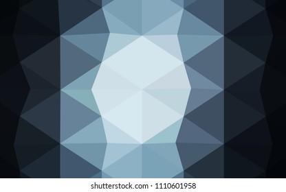 Light BLUE vector abstract polygonal background. Elegant bright polygonal illustration with gradient. A completely new design for your business.