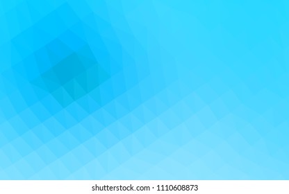 Light BLUE vector abstract polygonal layout. Modern geometrical abstract illustration with gradient. The polygonal design can be used for your web site.