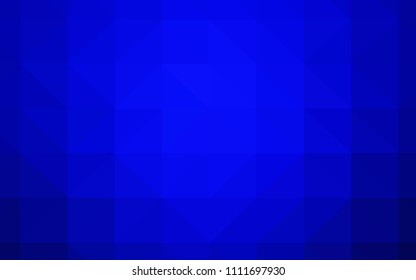 Light BLUE vector abstract polygonal background. Colorful illustration in polygonal style with gradient. New template for your brand book.
