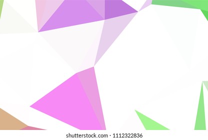 Light BLUE vector abstract polygonal background. Colorful illustration in polygonal style with gradient. Template for cell phone's backgrounds.