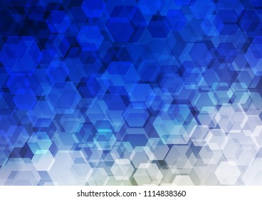 Light BLUE vector abstract polygonal background. An elegant bright illustration with gradient. A completely new design for your business.