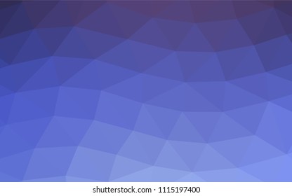 Light BLUE vector abstract polygonal pattern. A sample with polygonal shapes. The polygonal design can be used for your web site.