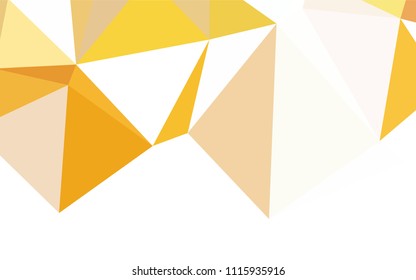 Light BLUE vector abstract polygonal pattern. Triangular geometric sample with gradient.  Polygonal design for your web site.