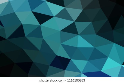 Light BLUE vector abstract polygonal abstract polygonal. Colorful illustration in abstract style with gradient. Brand new style for your business design.