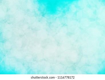 Light BLUE vector abstract polygonal template. Glitter abstract illustration with an elegant design. The textured pattern can be used for background.