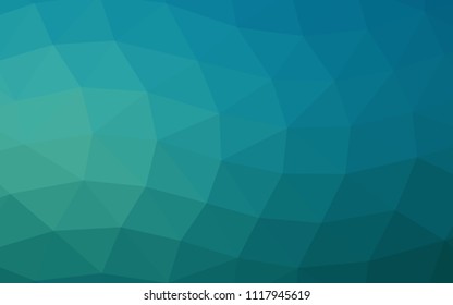 Light BLUE vector abstract polygonal abstract polygonal. Geometric illustration in Origami style with gradient.  Brand new style for your business design.