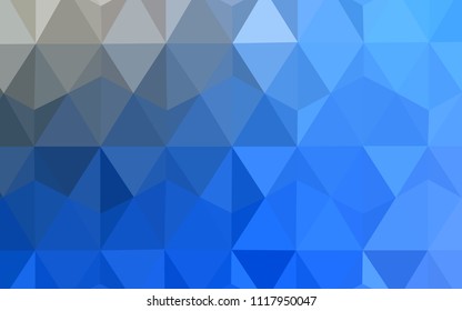 Light BLUE vector abstract polygonal background. Colorful abstract illustration with triangles. Textured pattern for your backgrounds.