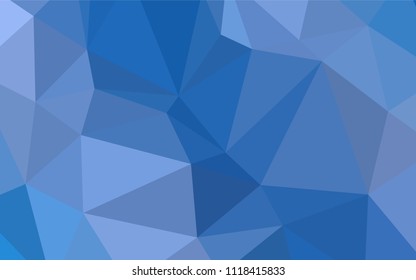 Light BLUE vector abstract polygonal background. Colorful illustration in abstract style with gradient. Brand-new design for your business.