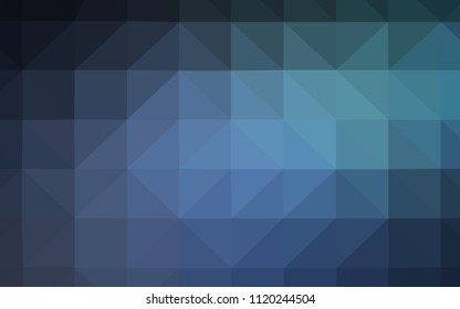 Light BLUE vector abstract polygonal template. Polygonal abstract illustration with gradient. Polygonal design for your web site.