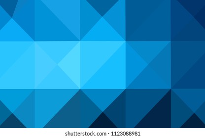 Light BLUE vector abstract polygonal background. Creative geometric illustration in Origami style with gradient. Triangular pattern for your business design.