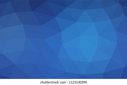 Light BLUE vector abstract polygonal pattern. Geometric illustration in Origami style with gradient.  The template can be used as a background for cell phones.