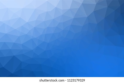 Light BLUE vector abstract polygonal pattern. Elegant bright polygonal illustration with gradient. A new texture for your web site.