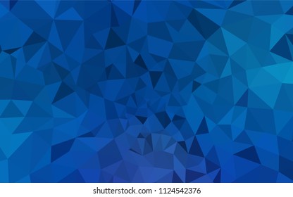 Light BLUE vector abstract polygonal pattern. Modern abstract illustration with triangles. Pattern for a brand book's backdrop.