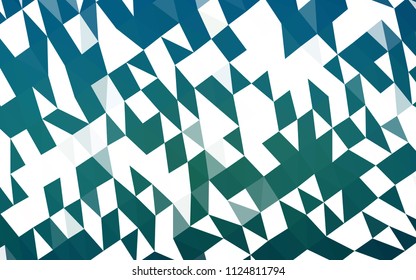 Light BLUE vector abstract polygonal texture. Glitter abstract illustration with an elegant design. The textured pattern can be used for background.