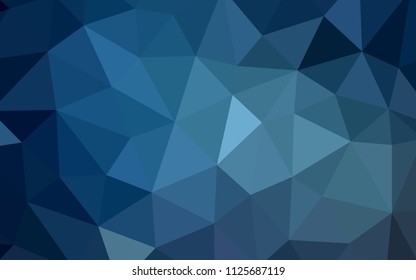 Light BLUE vector abstract polygonal background. Colorful illustration in polygonal style with gradient. Pattern for a brand book's backdrop.