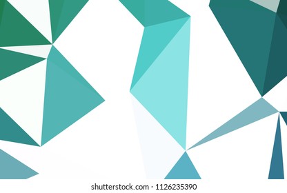 Light BLUE vector abstract polygonal pattern. Elegant bright polygonal illustration with gradient. Pattern for a brand book's backdrop.