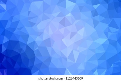 Light BLUE vector abstract polygonal template. Polygonal abstract illustration with gradient. A new texture for your web site.