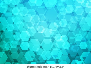 Light BLUE vector abstract polygonal background. Modern geometrical abstract illustration with gradient. The textured pattern can be used for background.