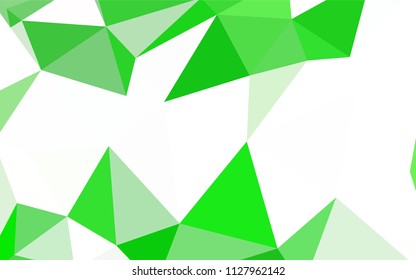 Light BLUE vector abstract polygonal pattern. Creative illustration in halftone style with triangles. Best triangular design for your business.