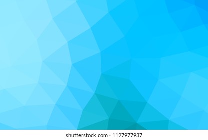 Light BLUE vector abstract polygonal abstract polygonal. Creative geometric illustration in Origami style with gradient. The polygonal design can be used for your web site.