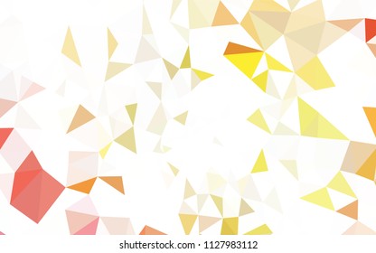 Light BLUE vector abstract polygonal background. Polygonal abstract illustration with gradient. Completely new template for your banner.