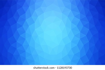 Light BLUE vector abstract polygonal background. Colorful illustration in abstract style with triangles. Textured pattern for your backgrounds.