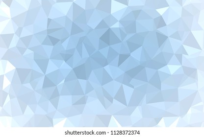 Light BLUE vector abstract polygonal background. Colorful illustration in polygonal style with gradient. Brand new design for your business.