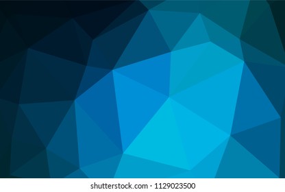 Light BLUE vector abstract polygonal pattern. Colorful illustration in polygonal style with gradient. A new texture for your web site.