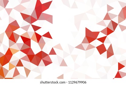 Light BLUE vector abstract polygonal pattern. Creative geometric illustration in Origami style with gradient. Template for cell phone's backgrounds.