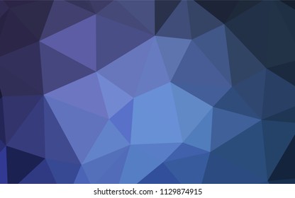 Light BLUE vector abstract polygonal template. A sample with polygonal shapes. A new texture for your web site.