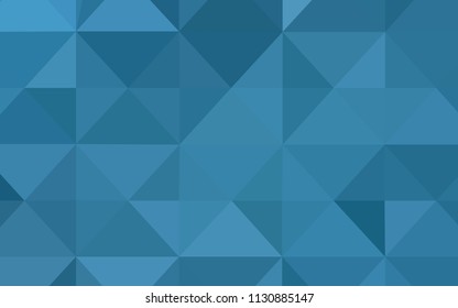 Light BLUE vector abstract polygonal background. Creative geometric illustration in Origami style with gradient. Pattern for a brand book's backdrop.