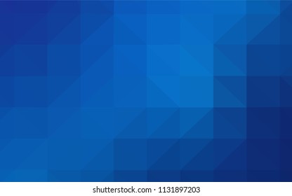 Light BLUE vector abstract polygonal background. A completely new color illustration in a polygonal style. A new texture for your web site.