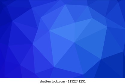 Light BLUE vector abstract polygonal background. Creative geometric illustration in Origami style with gradient. New template for your brand book.