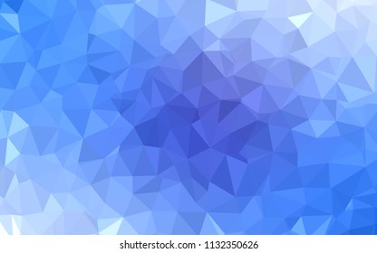 Light BLUE vector abstract polygonal template. Polygonal abstract illustration with gradient. Pattern for a brand book's backdrop.