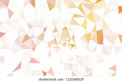 Light BLUE vector abstract polygonal template. Polygonal abstract illustration with gradient. A completely new design for your leaflet.