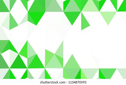 Light BLUE vector abstract polygonal background. Polygonal abstract illustration with gradient. Brand new style for your business design.
