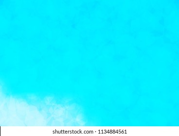 Light BLUE vector abstract polygonal template. A completely new color illustration in a vague style. The elegant pattern can be used as part of a brand book.