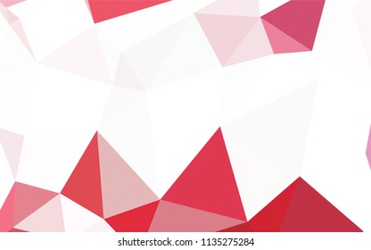 Light BLUE vector abstract polygonal template. Elegant bright polygonal illustration with gradient. Completely new template for your banner.