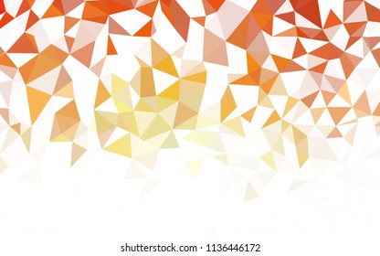 Light BLUE vector abstract polygonal background. Colorful illustration in abstract style with triangles. New template for your brand book.