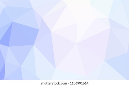 Light BLUE vector abstract polygonal background. Colorful illustration in abstract style with triangles. Triangular pattern for your design.