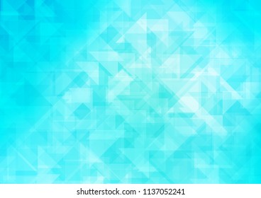Light BLUE vector abstract polygonal abstract polygonal. A vague abstract illustration with gradient. A completely new template for your business design.